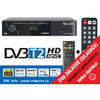 MC721T2PLUS, přijímač DVB-T2 HEVC se dvěma ovladači. 
