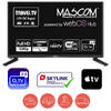 MASCOM TV MC22TFW10, WebOS, DVB-T2/S2, WIFI, 12V DC Travel TV 
