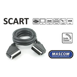 1111-010 SCART - SCART, úhlový, 1.0m 