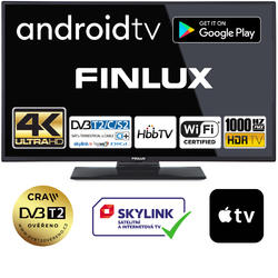 Finlux TV43FUF7070 - ANDROID HDR UHD, T2 SAT HBBTV WIFI SKYLINK LIVE - 