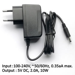Externí zdroj - Adapter 5V / 2.0A (Android box Mascom MCA101, 102 T/C)  - 1