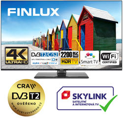 Finlux TV55FUF8261 -  HDR UHD T2 SAT WIFI SKYLINK LIVE BEZRÁMOVÁ-  - 1