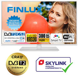 Finlux TV32FWG5760 - BÍLÁ FHD HDR T2 SAT WIFI SKYLINK LIVE  - 1