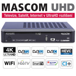 MC9140, DVB S2+T2+C, HBB TV, IPTV, WIFI, 4K UHD  - 1