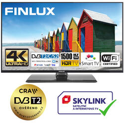 Finlux TV55FUF7162 - HDR,UHD, T2 SAT,  HBB TV, WIFI, SKYLINK LIVE  - 1