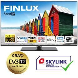 Finlux TV43FFI5660 - FHD HDR T2 SAT SMART WIFI BEZRÁMOVÁ - 