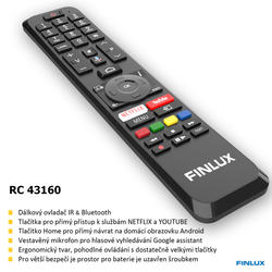 Finlux TV43FUF7070 - ANDROID HDR UHD, T2 SAT HBBTV WIFI SKYLINK LIVE -  - 2