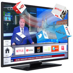 Finlux TV55FUF7161 - HDR,UHD, T2 SAT,  HBB TV, WIFI, SKYLINK LIVE  - 2