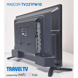 MASCOM TV MC22TFW10, WebOS, DVB-T2/S2, WIFI, 12V DC Travel TV  - 2