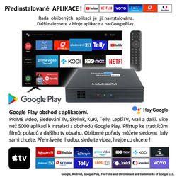 MC A102T/C, Android TV 10.0,DVB-T2, 4K HDR, Ovladač s TV Control  - 3