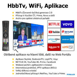 Finlux TV65FUF9060 - QLED HDR UHD-4K, ULTRATENKÁ BEZRÁMOVÁ  - 4