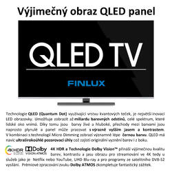 Finlux TV55FUF9060 - QLED HDR UHD WIFI ULTRATENKÁ BEZRÁMOVÁ-  - 4
