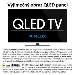 Finlux TV50FUF9060- QLED UHD-4K HDR ULTRATENKÁ BEZRÁMOVÁ-  - 4