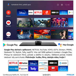 Finlux TV50FUG9070- QLED Android 11, ULTRATENKÁ, BEZRÁMOVÁ  - 4