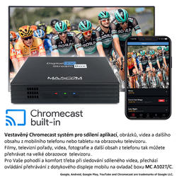 MC A102T/C, Android TV 10.0,DVB-T2, 4K HDR, Ovladač s TV Control  - 5