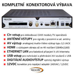 MC9140, DVB S2+T2+C, HBB TV, IPTV, WIFI, 4K UHD  - 5