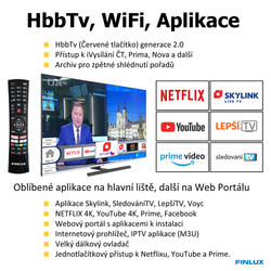 Finlux TV50FUF9060 - QLED HDR UHD-4K, ULTRATENKÁ BEZRÁMOVÁ  - 6