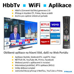 Finlux TV55FUF9060 - QLED HDR UHD-4K, ULTRATENKÁ BEZRÁMOVÁ  - 7