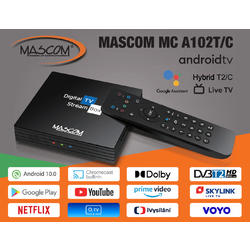 MC A102T/C, Android TV 10.0,DVB-T2, 4K HDR, Ovladač s TV Control  - 7