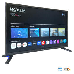 MASCOM TV MC22TFW10, WebOS, DVB-T2/S2, WIFI, 12V DC Travel TV  - 7